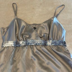 Express sequined tank top